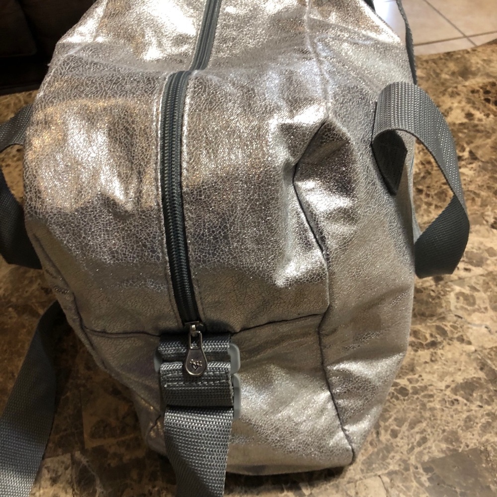 Justice Live silver Duffel tote gymnastics bag - Picture 6 of 12